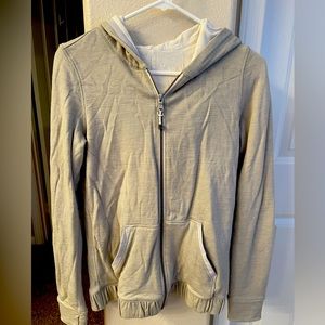 Lululemon‎ Zip Up Hooded Sweatshirt w'/ Thumbholes & Kangaroo Pocketa